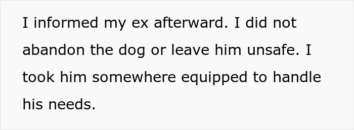 Woman Can’t Handle Ex’s Dog, Threatens To Take It To A Shelter And He Doesn’t Do Anything