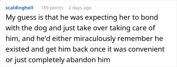 Woman Can’t Handle Ex’s Dog, Threatens To Take It To A Shelter And He Doesn’t Do Anything