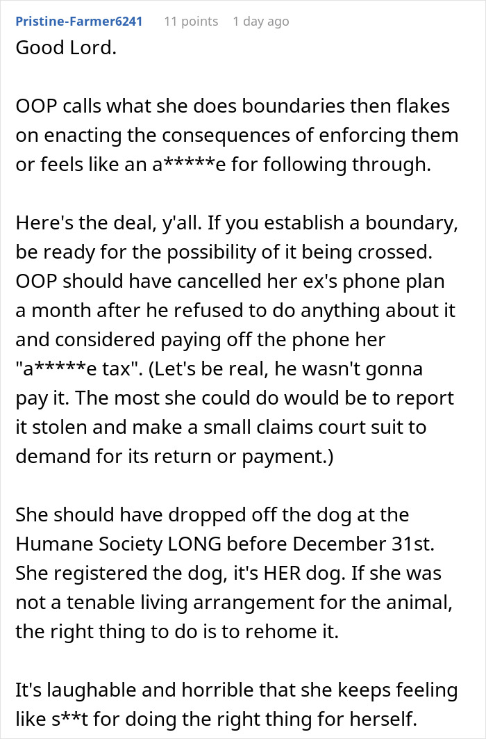 Woman Can’t Handle Ex’s Dog, Threatens To Take It To A Shelter And He Doesn’t Do Anything