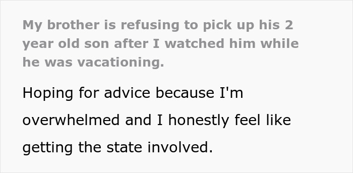 Mom Of 6 Stressed And Overwhelmed When Brother Blocks Her Number While She’s Babysitting His Son