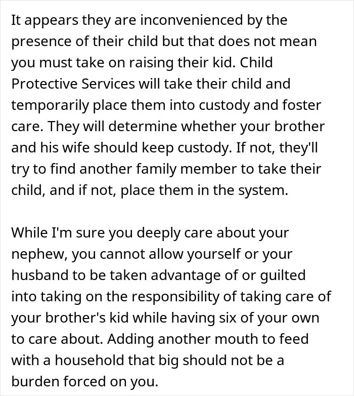 Mom Of 6 Stressed And Overwhelmed When Brother Blocks Her Number While She’s Babysitting His Son