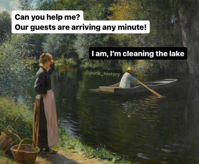 95 Hilarious Classical Art Memes That Feel Way Too Accurate For The 21st Century