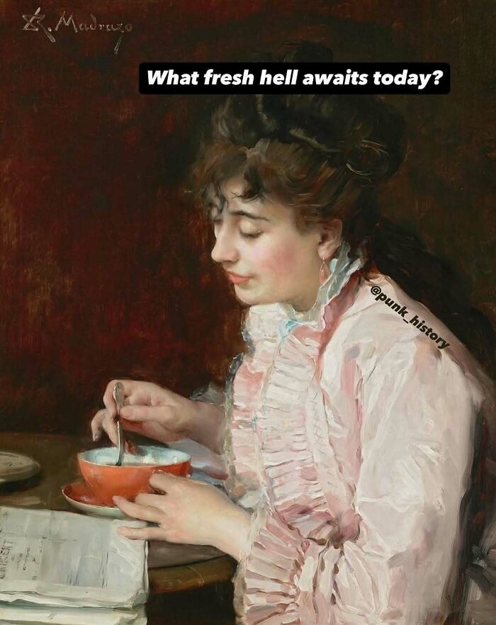 95 Hilarious Classical Art Memes That Feel Way Too Accurate For The 21st Century