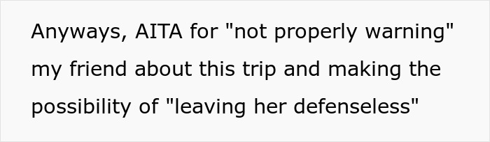 Woman Mad At Friend For Taking Her On A Walking Trip Without Warning Knowing She’s Diabetic