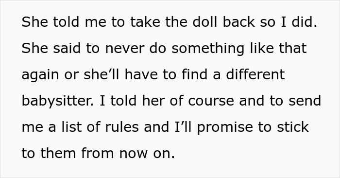 Drama Ensues When A Babysitter Got A Child A Birthday Gift In A “No Birthday” Family