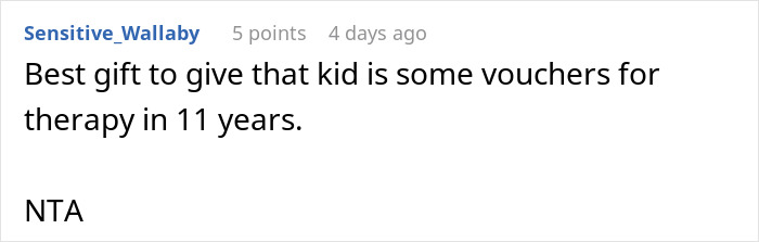 Drama Ensues When A Babysitter Got A Child A Birthday Gift In A “No Birthday” Family