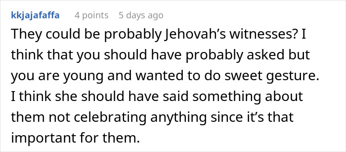 Drama Ensues When A Babysitter Got A Child A Birthday Gift In A “No Birthday” Family