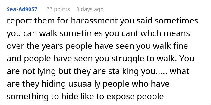 “She’s Insane”: Woman Films Her Coworker After Work To Try To Prove That She’s Not Actually Disabled “She’s Insane”: Woman Films Her Coworker After Work To Try To Prove That She’s Not Actually Disabled