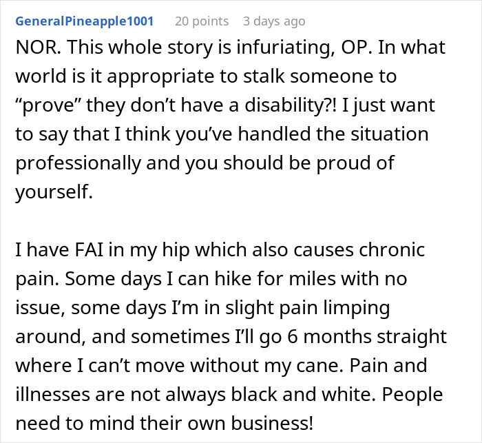 “She’s Insane”: Woman Films Her Coworker After Work To Try To Prove That She’s Not Actually Disabled “She’s Insane”: Woman Films Her Coworker After Work To Try To Prove That She’s Not Actually Disabled