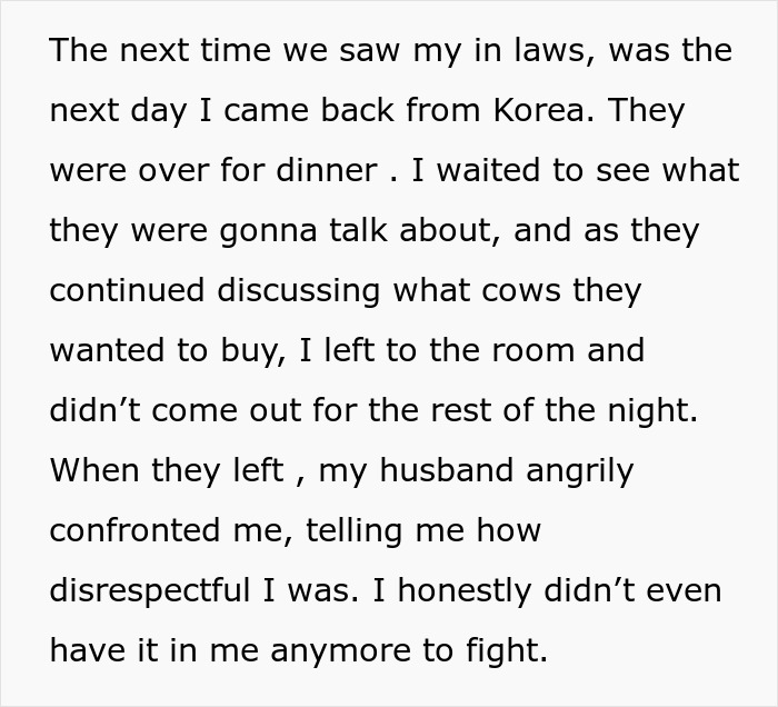Wife Is Sick Of Husband’s And In-Laws’ Rudeness And Disregard: “I’ve Hired A Lawyer To Discuss Divorce”