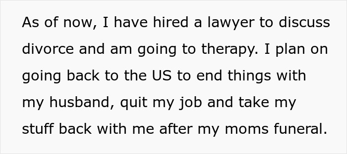 Wife Is Sick Of Husband’s And In-Laws’ Rudeness And Disregard: “I’ve Hired A Lawyer To Discuss Divorce”