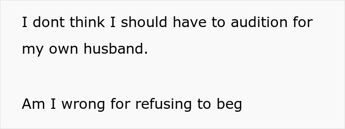 Husband Tells Pregnant Wife He Never Loved Her, Gets Mad When She Won&rsquo;t Audition To Win Him Back