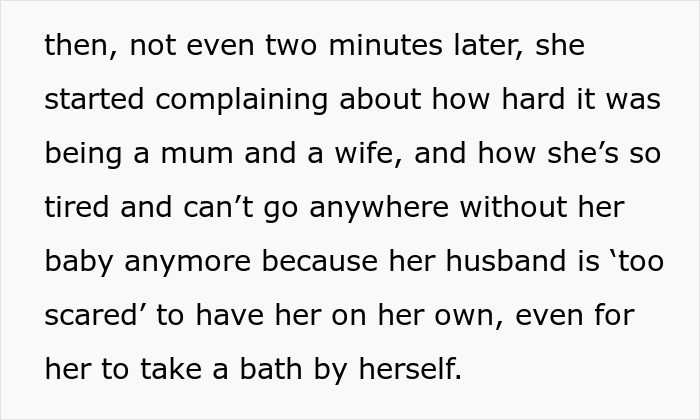 New Mom Saddled With “Real Man” Who Never Helps, Sis Calls It Payback For Insulting Her Kind Hubby