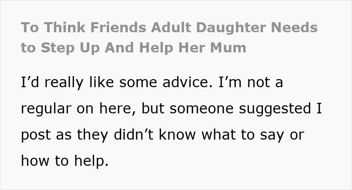 Daughter Refuses To Work As Mom&rsquo;s Money Is Running Out, Self-Diagnoses With Autism To Justify It