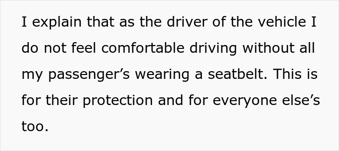 Woman Refuses To Drive Until All Friends Buckle Seat Belts, They Hold Grudge Over Ruined Road Trip Woman Refuses To Drive Until All Friends Buckle Seat Belts, They Hold Grudge Over Ruined Road Trip