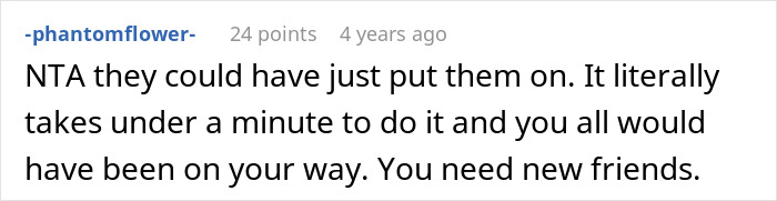 Woman Refuses To Drive Until All Friends Buckle Seat Belts, They Hold Grudge Over Ruined Road Trip Woman Refuses To Drive Until All Friends Buckle Seat Belts, They Hold Grudge Over Ruined Road Trip