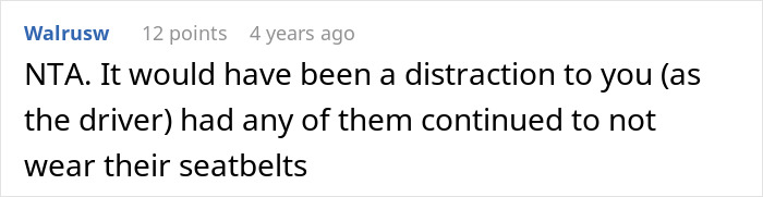Woman Refuses To Drive Until All Friends Buckle Seat Belts, They Hold Grudge Over Ruined Road Trip Woman Refuses To Drive Until All Friends Buckle Seat Belts, They Hold Grudge Over Ruined Road Trip