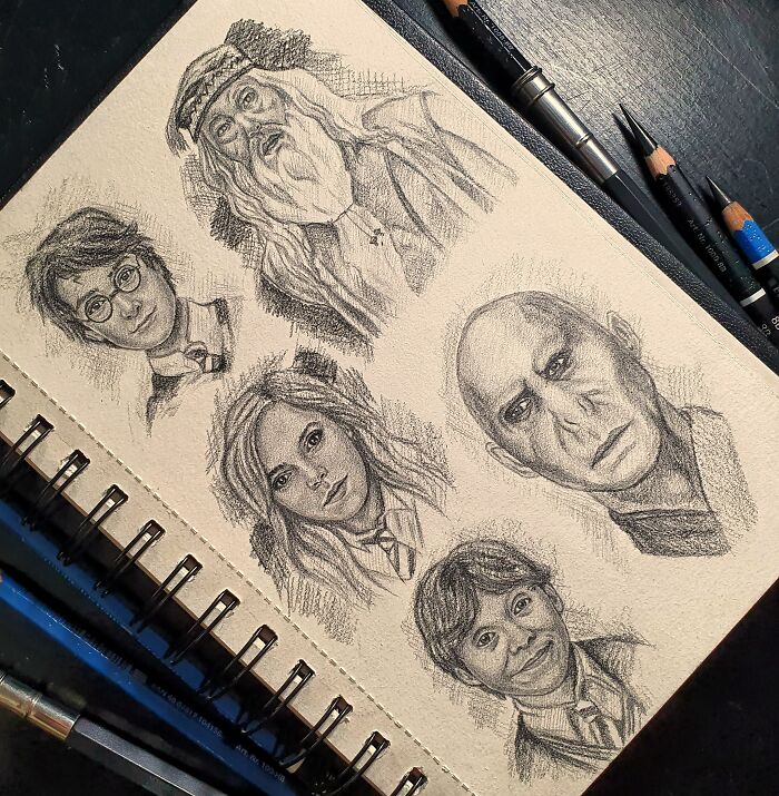 Hey Pandas, Draw Your Favorite Harry Potter Character