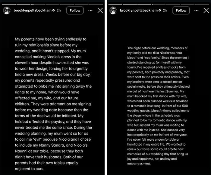 Brooklyn Beckham Finally Breaks Silence On Family Feud In Astonishing Online Attack