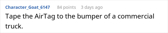 Man Upset 27YO Son Won’t Let Him Track His Car With An AirTag “For Safety” Man Upset 27YO Son Won’t Let Him Track His Car With An AirTag “For Safety”