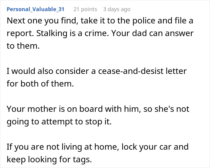 Man Upset 27YO Son Won’t Let Him Track His Car With An AirTag “For Safety” Man Upset 27YO Son Won’t Let Him Track His Car With An AirTag “For Safety”