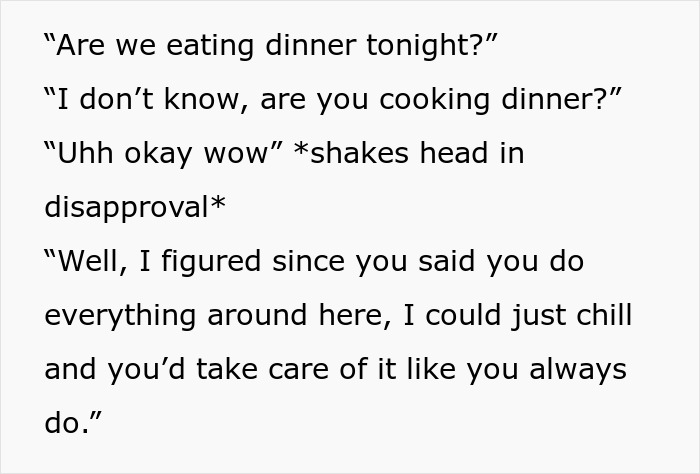 Wife Decides To Live Life Exactly Like Her Husband, He’s Left Fuming: “I Could Just Chill Like You Always Do”