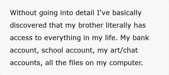 “Worst Day Of My Life”: Brother’s Stalker Tendencies Drive Woman To Lose College, Job, And Sanity