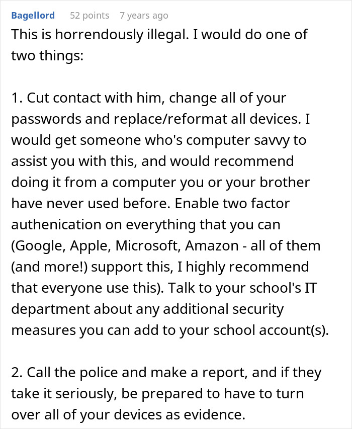 “Worst Day Of My Life”: Brother’s Stalker Tendencies Drive Woman To Lose College, Job, And Sanity