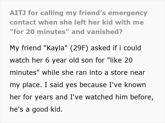 Mom Ghosts Friend For Hours After Asking Them To Babysit For “20 Minutes”, Blows Up When They Call For Help