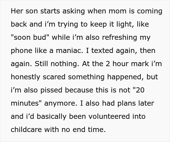 Mom Ghosts Friend For Hours After Asking Them To Babysit For “20 Minutes”, Blows Up When They Call For Help