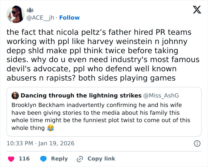 After Brooklyn Beckham Eviscerates Parents Publicly, Nicola Peltz’s Background Sparks Theories