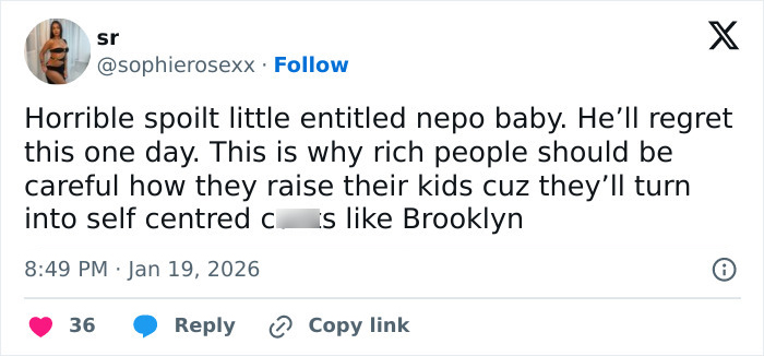 Brooklyn Beckham Slammed As “Out Of Touch” After He Breaks Silence On Family Feud In Fiery Posts Brooklyn Beckham Slammed As “Out Of Touch” After He Breaks Silence On Family Feud In Fiery Posts
