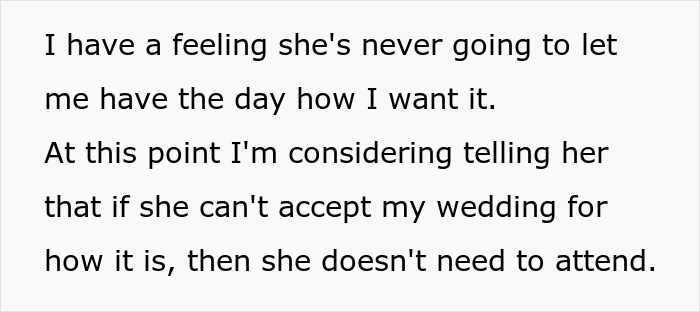 MIL Tries To Hijack Bride&rsquo;s Venue And Dress, Bride Hands Her A Reality Check Frosted With Shade