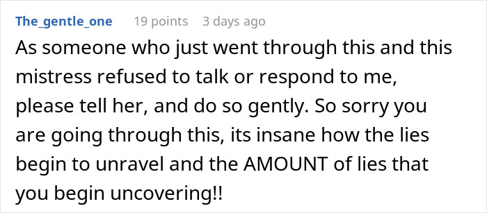 Lady Thought Her 4-Year-Old Relationship Was Perfect, Turns Out That She Was The Mistress All Along Lady Thought Her 4-Year-Old Relationship Was Perfect, Turns Out That She Was The Mistress All Along