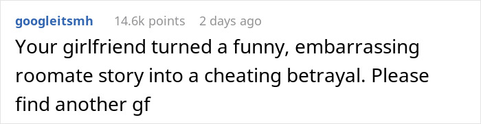 Guy Refuses To Embarrass Roommate By Telling Her He Can Hear Her Moan, Shocked When His GF Loses It