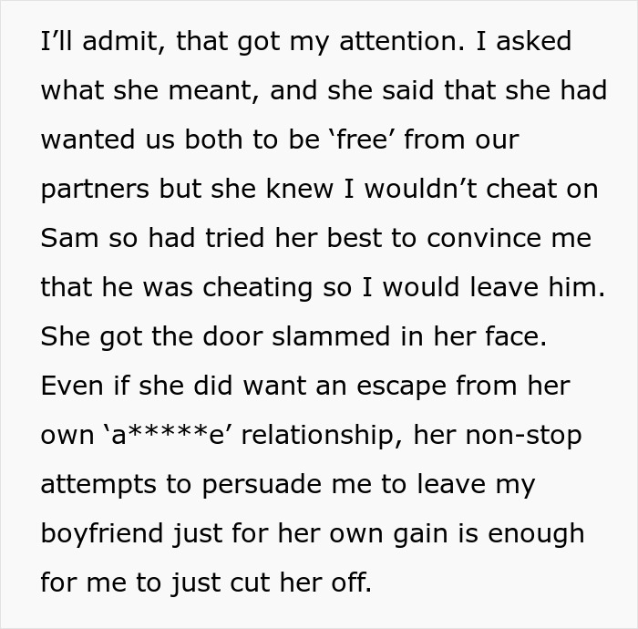 Woman Fabricates Evidence Of Cheating To Convince Friend To Dump Boyfriend, Plan Backfires