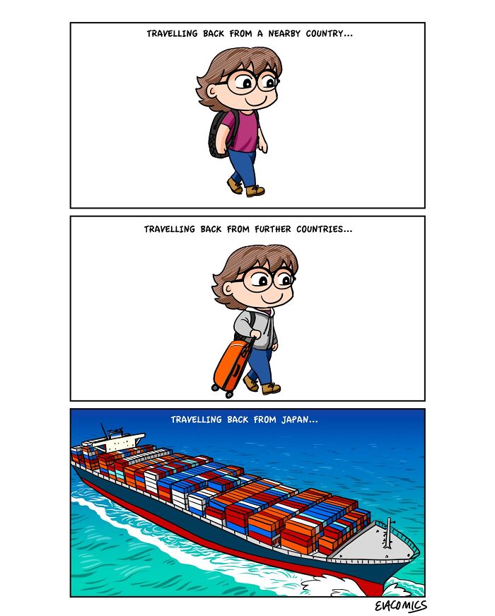 This Artist Turns Travel Culture Shock Into 37 New Comics That Are Way Too Relatable