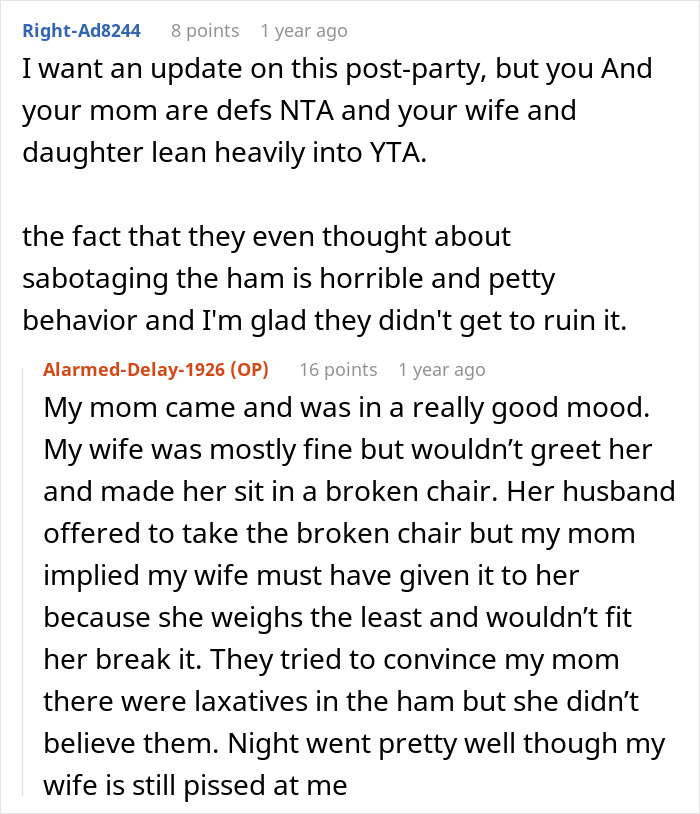 Man Goes Against Wife&rsquo;s Wishes And Cooks His Mom&rsquo;s Favorite Meal For Celebration, Drama Ensues