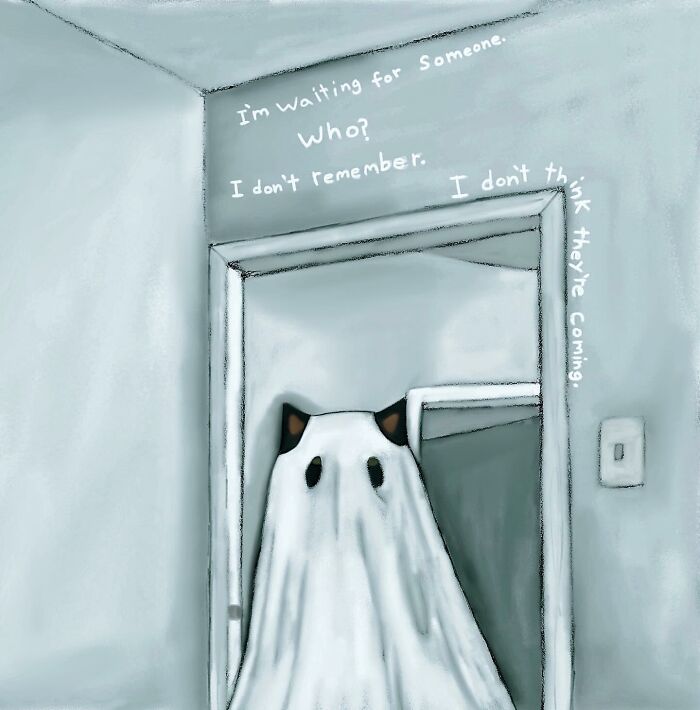 This Artist Created 65 Wholesome Cat Illustrations Full Of Subtle Humor And Cozy Vibes