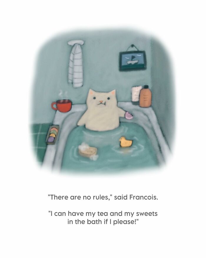This Artist Created 65 Wholesome Cat Illustrations Full Of Subtle Humor And Cozy Vibes