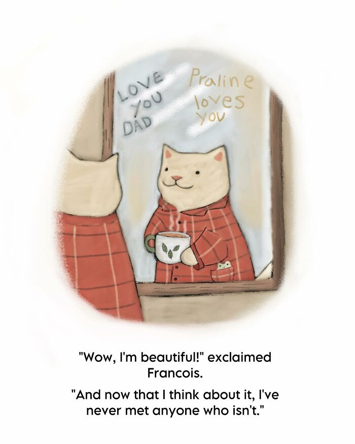 This Artist Created 65 Wholesome Cat Illustrations Full Of Subtle Humor And Cozy Vibes