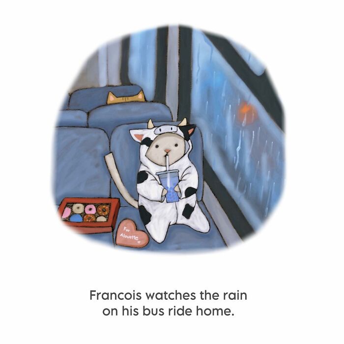 This Artist Created 65 Wholesome Cat Illustrations Full Of Subtle Humor And Cozy Vibes