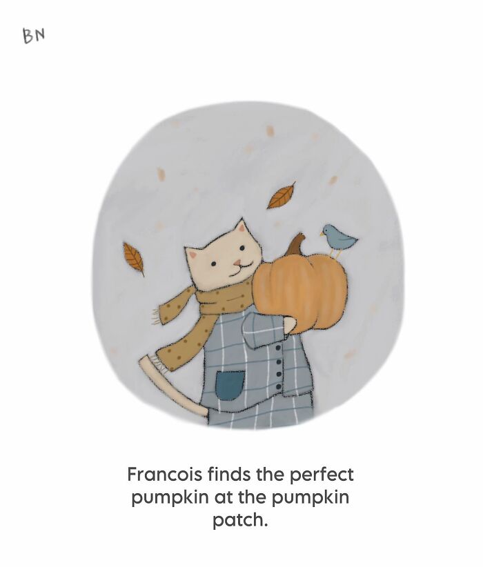 This Artist Created 65 Wholesome Cat Illustrations Full Of Subtle Humor And Cozy Vibes