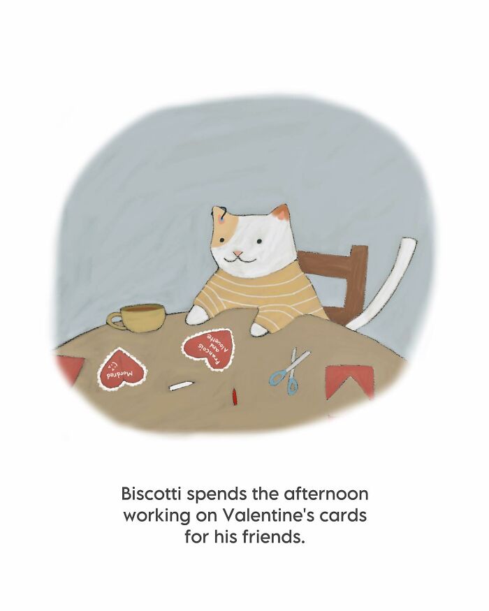 This Artist Created 65 Wholesome Cat Illustrations Full Of Subtle Humor And Cozy Vibes