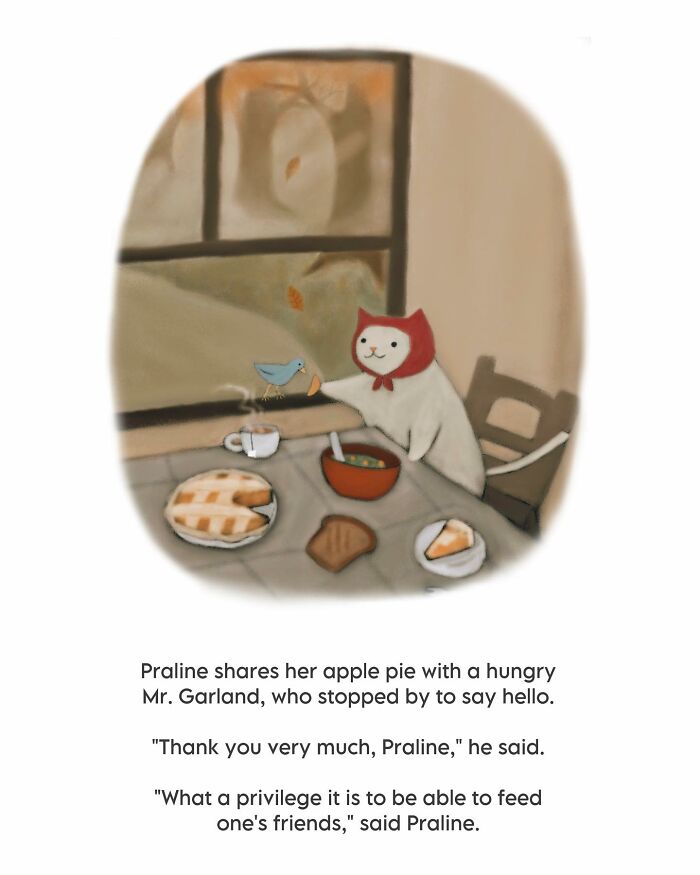 This Artist Created 65 Wholesome Cat Illustrations Full Of Subtle Humor And Cozy Vibes
