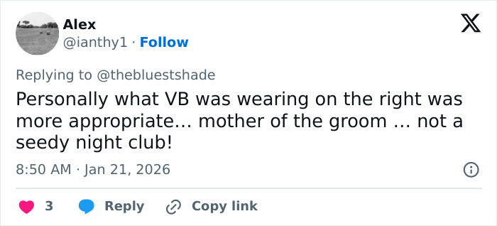 Victoria Beckham’s “Disturbing” Look For Brooklyn’s Wedding Resurfaces After His Bombshell Accusations Victoria Beckham’s “Disturbing” Look For Brooklyn’s Wedding Resurfaces After His Bombshell Accusations