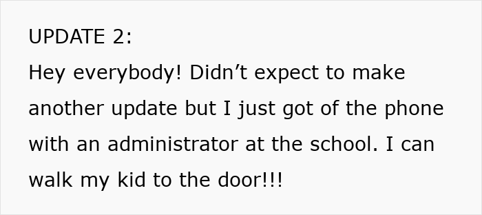 School Bans Dad From Walking Daughter To Door Because Karen Mom Felt Uncomfortable