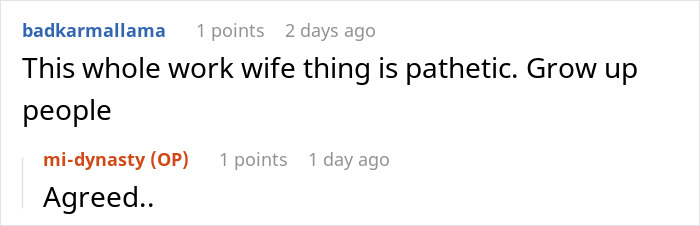 Guy&rsquo;s Relationship With Female Colleague Heads For Work-Wife Territory, Real Wife Shuts It Down