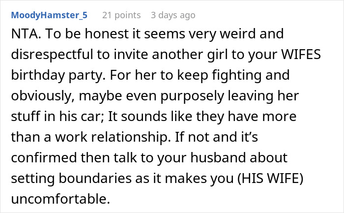 Guy&rsquo;s Relationship With Female Colleague Heads For Work-Wife Territory, Real Wife Shuts It Down