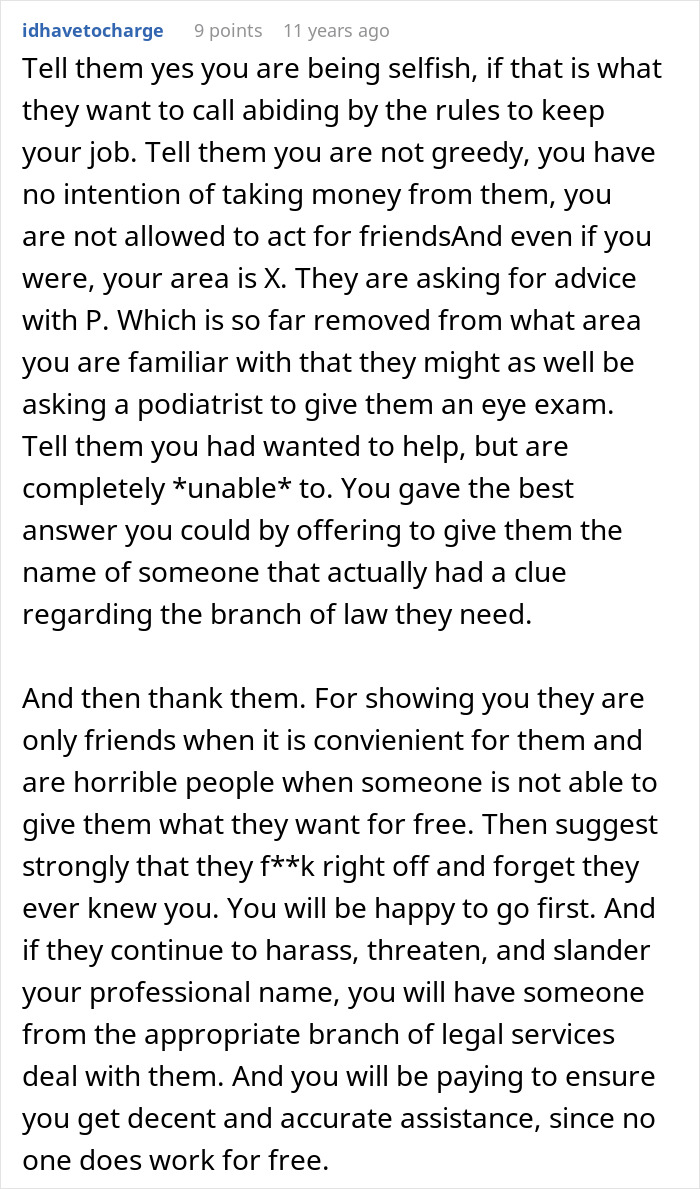 Woman Refuses To Risk Her New Career Just Because Her Friends Need Free Advice, Gets To See Their True Colors